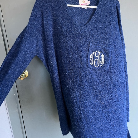 LAST CHANCE: Cozy Blue Marley Lilly Sweater - Picture 4 of 6